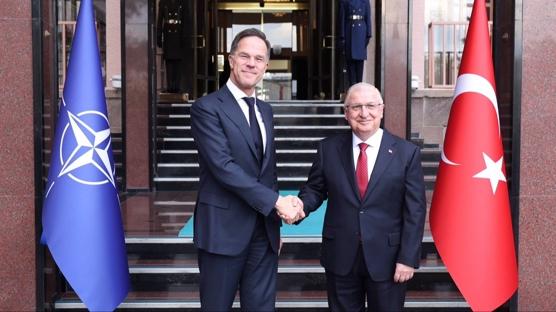 Bakan G�ler, NATO Genel Sekreteri Rutte ile bir araya geldi
