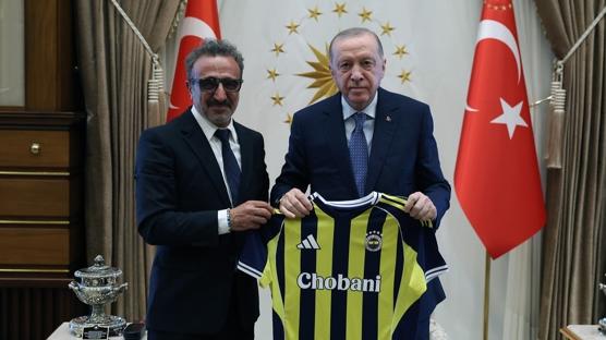 Cumhurba�kan� Erdo�an, Hamdi Ulukaya'y� kabul etti