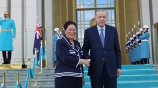 Cumhurba�kan� Erdo�an, Yeni Zelanda Genel Valisi Cindy Kiro'yu kabul etti