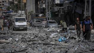 �srail'in Gazze �eridi'ne sald�r�lar�nda can kayb� 72 bin 560'a y�kseldi