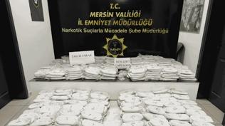 Mersin'de uyu�turucu operasyonu: 184 kilo 900 gram takoz esrar maddesi ele ge�irildi