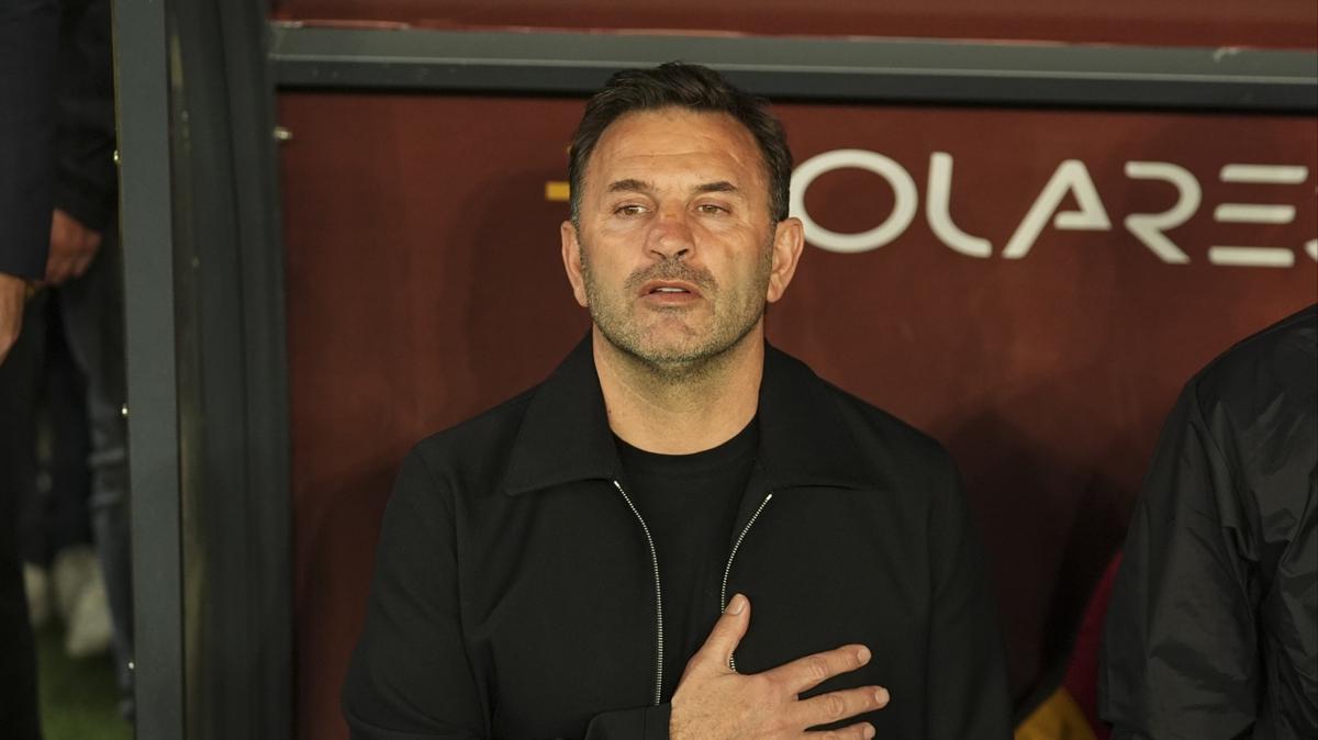 Okan Buruk'tan Osimhen a��klamas�: S�re vermeye �al��aca��z