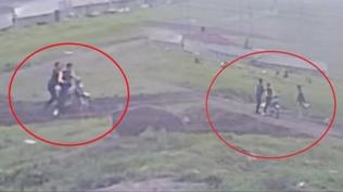 3 �ocuk bo� arazide deh�et sa�t�! Kur�un sesleri art arda duyuldu