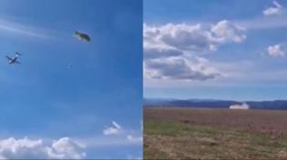 �spanya'da tatbikat kazas�: 600 bin euroluk z�rhl� ara� yere �ak�ld�