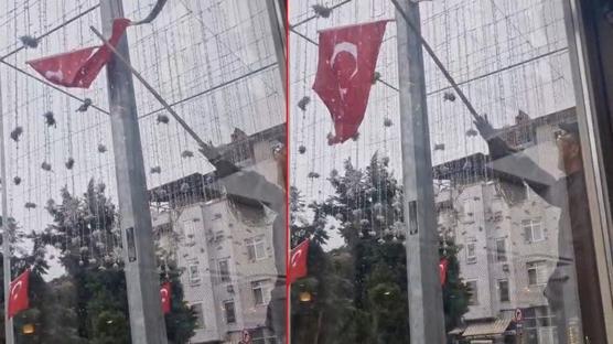 K�tahya'da duyguland�ran g�r�nt�ler: ���inin bayrak hassasiyeti gururland�rd�