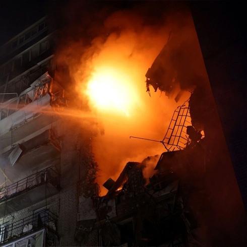 Rus g��leri Dnipro'ya sald�rd�: 2 �l� 9 yaral�