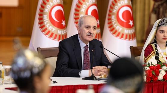 TBMM Ba�kan� Kurtulmu�'tan 23 Nisan mesaj�: Cumhuriyet milletle g��lenir