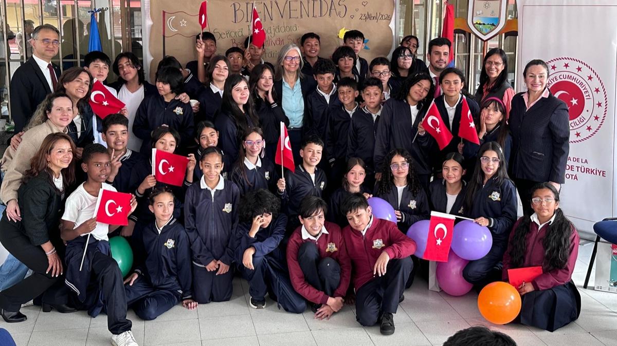 Kolombiya'da 23 Nisan sevinci