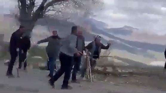 Meydan muharebesi gibi kavga: Arazi anla�mazl���nda kan akt�