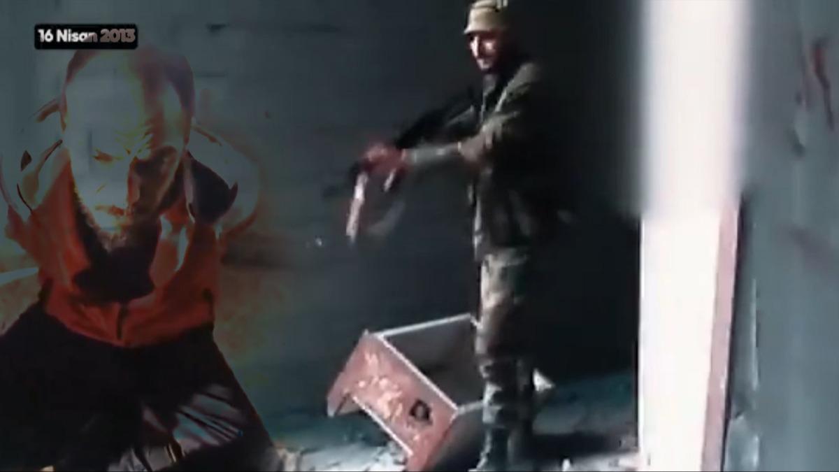 Katilin g�zlerinin i�ine bak�p sordu