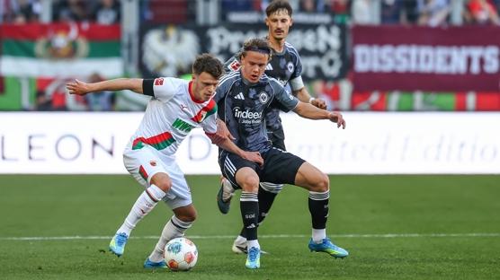 Can Uzun'un asist yapt��� ma�ta Augsburg ile Eintracht Frankfurt yeni�emedi
