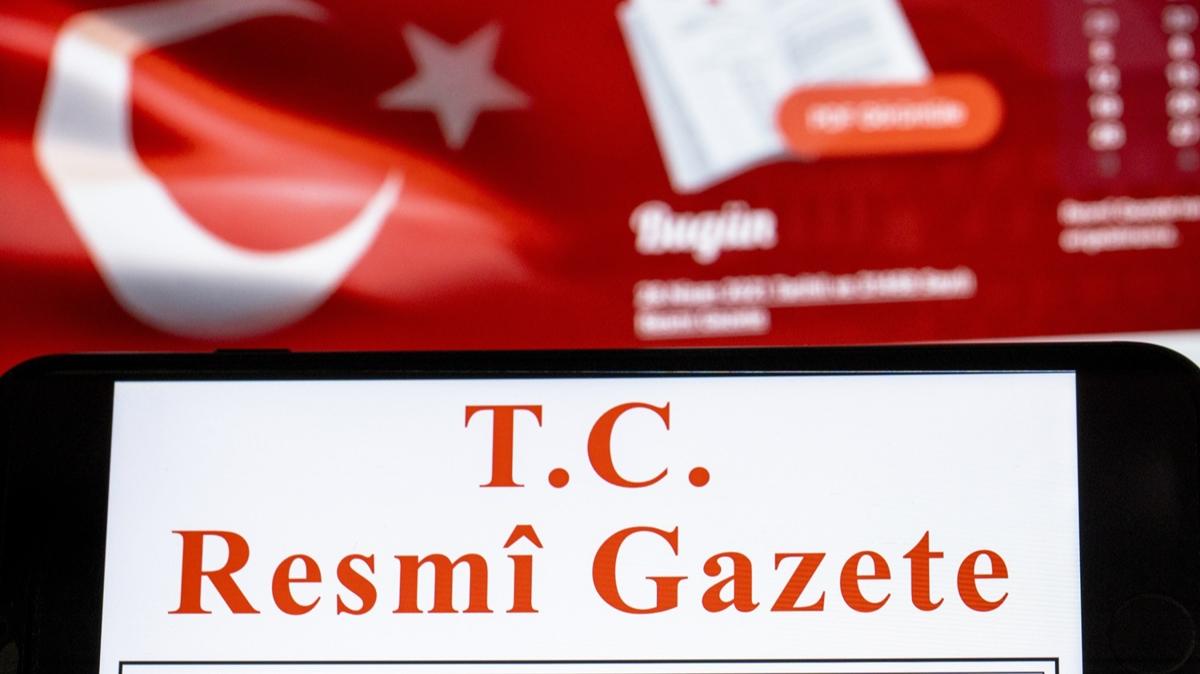 Atama ve g�revden alma kararlar� Resmi Gazete'de