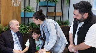 Cumhurba�kan� Erdo�an'dan s�rpriz ziyaret: Vatanda�larla sohbet etti
