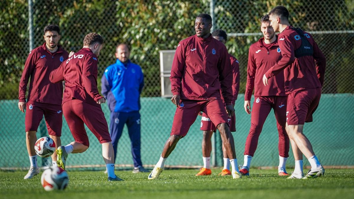 Trabzonspor, Konyaspor kar��la�mas�n�n haz�rl�klar�n� s�rd�rd�