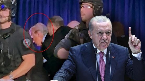 Cumhurba�kan� Erdo�an'dan Trump'a ge�mi� olsun mesaj�