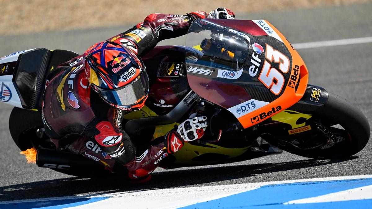 Deniz �nc�, Moto2 �spanya yar���n� 13. s�rada bitirdi