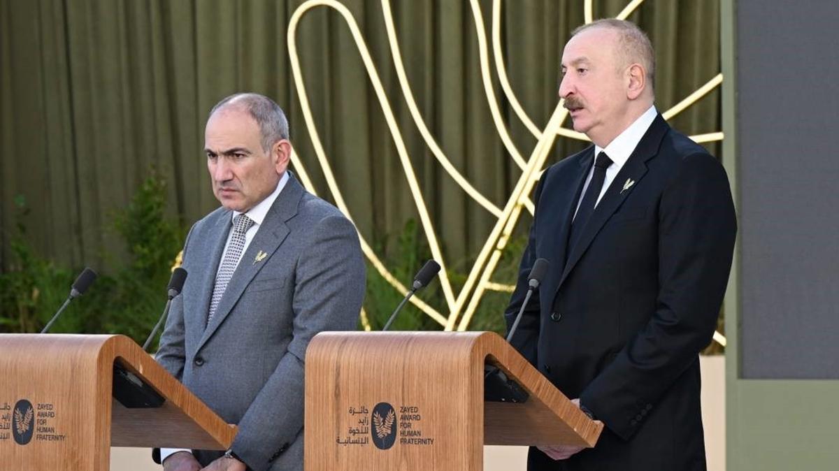 Gerilimi azaltma �abalar� sonu� verdi... Aliyev ile Pa�inyan'a Bar�� ve Uzla�ma �d�l�