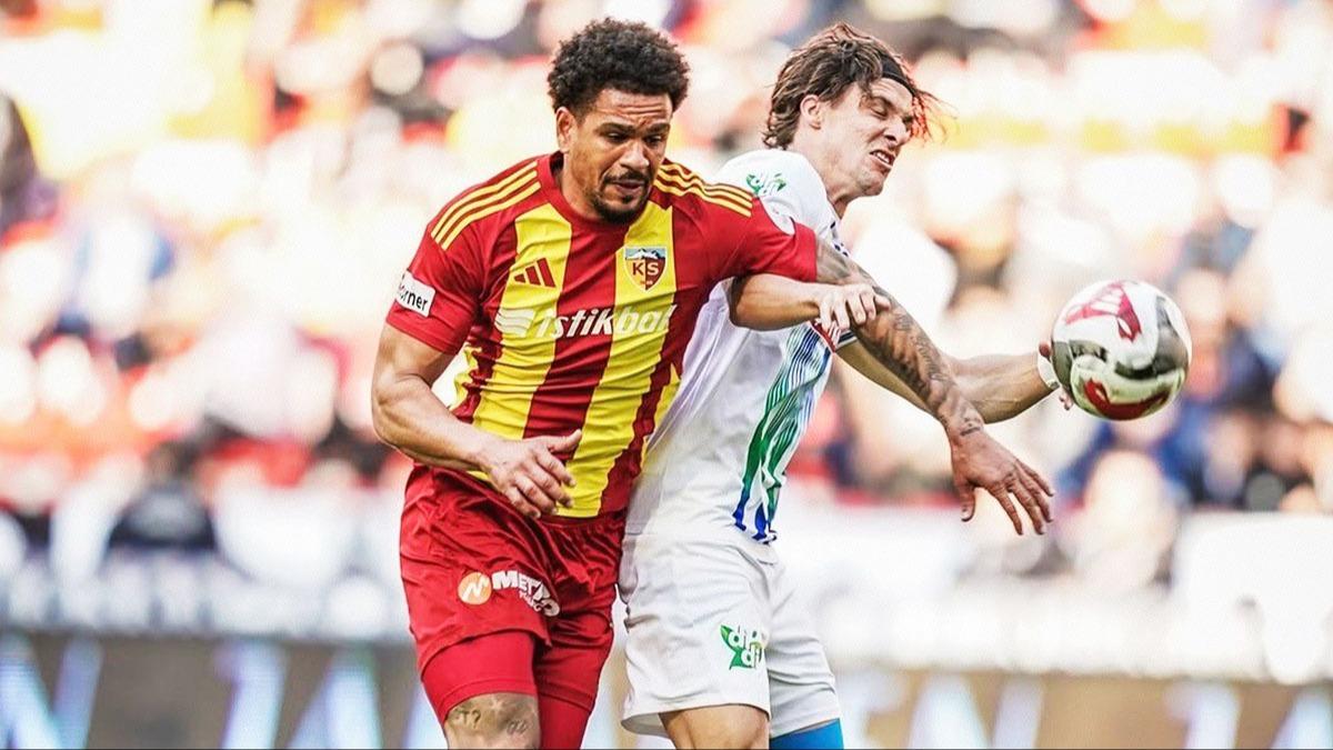 Kayserispor'un bile�i Rizespor'a b�k�lm�yor