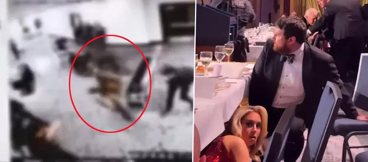 Trump'a silahl� sald�r� giri�imi! Apar topar salondan ��kar�ld�