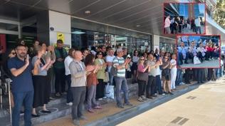 Memurlar haklar� i�in ayakland�