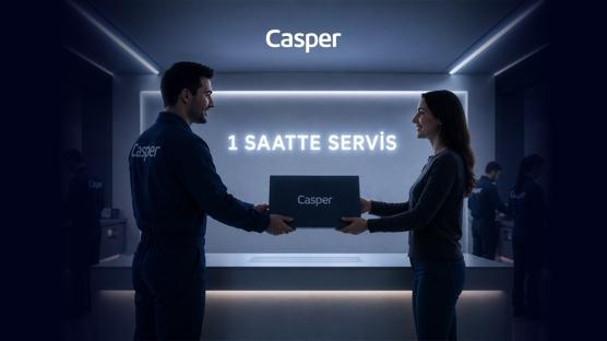 Casper 1 saatte servis hangi �r�nleri kaps�yor?