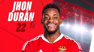Benfica, Jhon Duran transferini resmen açıkladı!