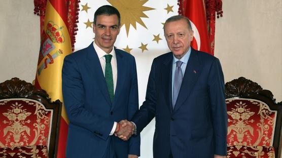 Cumhurbaşkanı Erdoğan, İspanya Başbakanı Sánchez ile görüştü