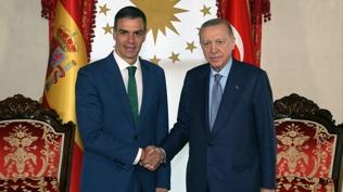 Cumhurbaşkanı Erdoğan, İspanya Başbakanı Sánchez ile görüştü