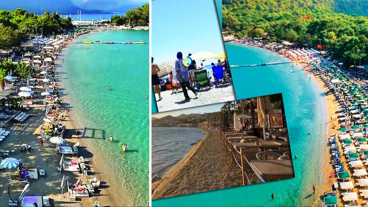 Sahillerde plajlar� i�gal