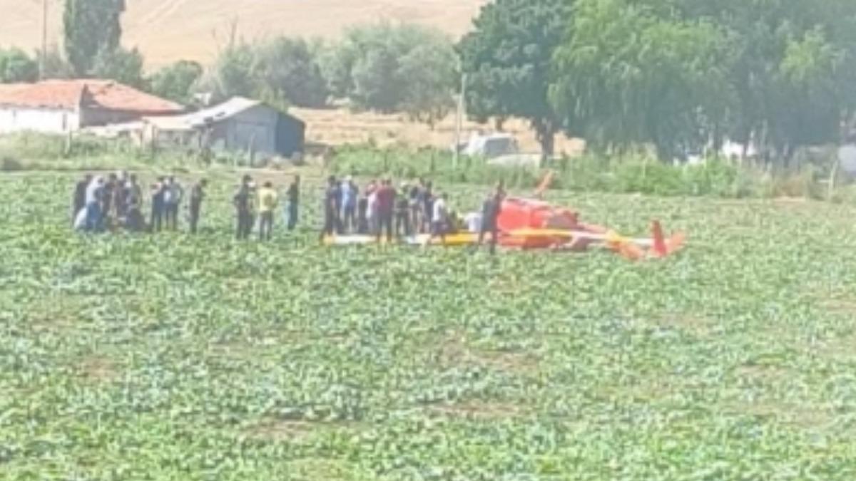 Ankara'da sivil helikopteri d��t�