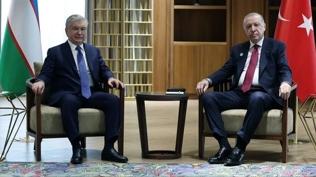 Cumhurba�kan� Erdo�an, �zbekistan Cumhurba�kan� Mirziyoyev ile telefonda g�r��t�