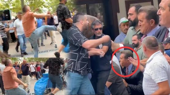 Yeni Parti'nin ilk icraatı cami önünde vatandaş dövmek