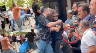 Yeni Parti'nin ilk icraatı cami önünde vatandaş dövmek