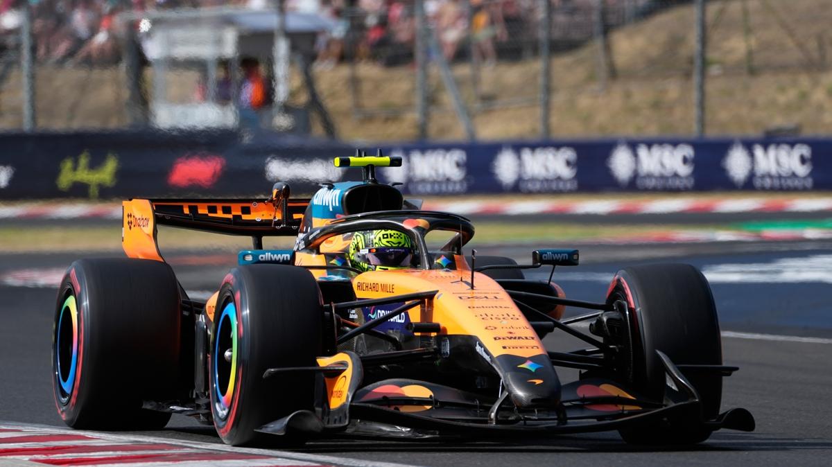 Macaristan'da zafer Lando Norris'in