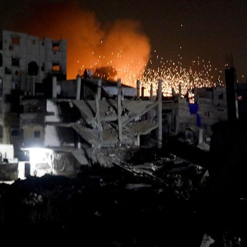 Soyk�r�mc� �srail'den a��r bombard�man: Kuzey Gazze Emniyet M�d�r� �ehit edildi