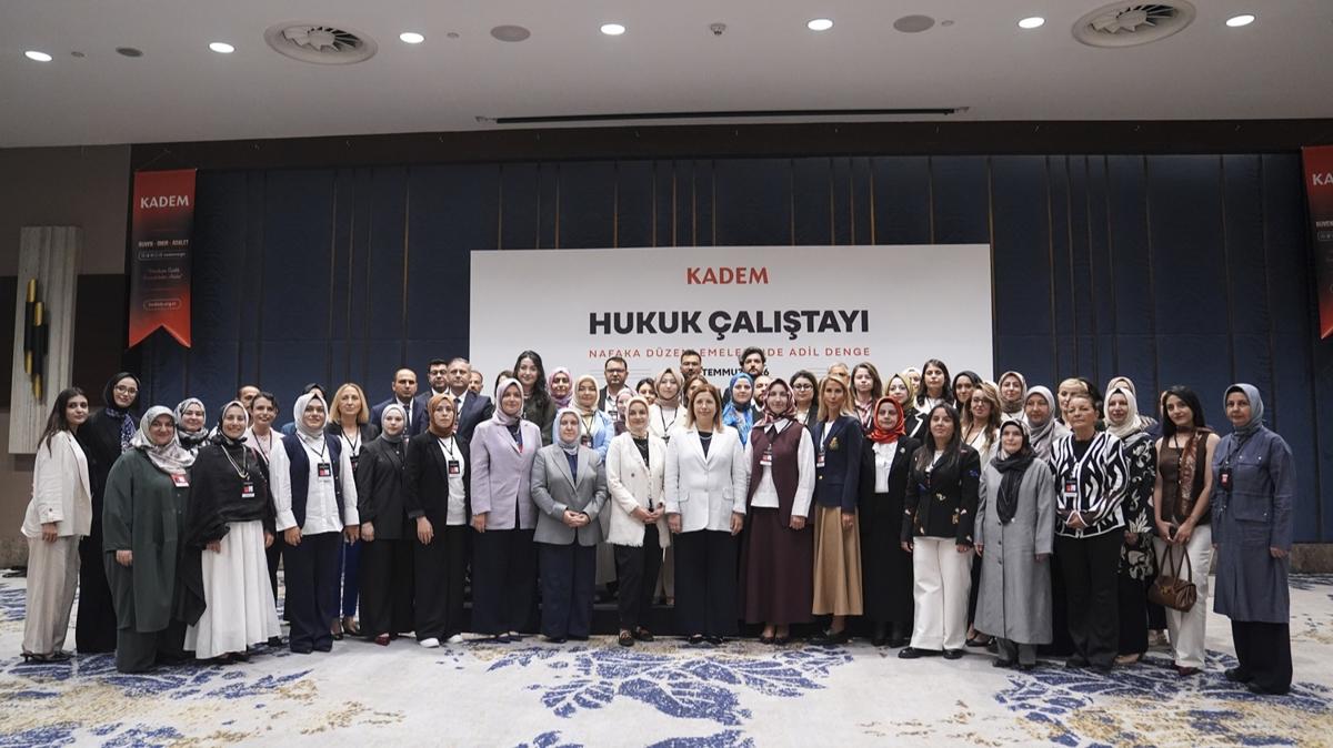 KADEM 'Nafaka D�zenlemelerinde Adil Denge Hukuk �al��tay�' d�zenledi