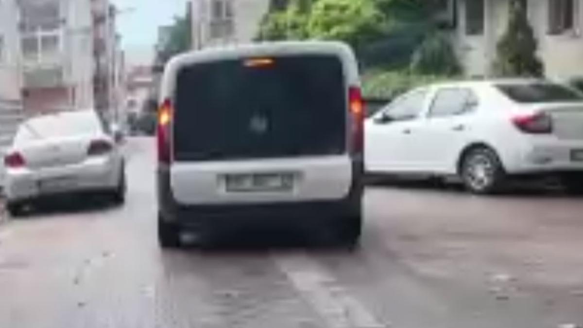 Ortal��� birbirine katt�lar! Polisle nefes kesen kovalamaca kamerada