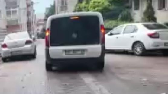 Ortal��� birbirine katt�lar! Polisle nefes kesen kovalamaca kamerada