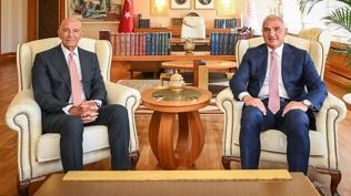 Bakan Ersoy, ABD'nin Ankara B�y�kel�isi Tom Barrack ile g�r��t�