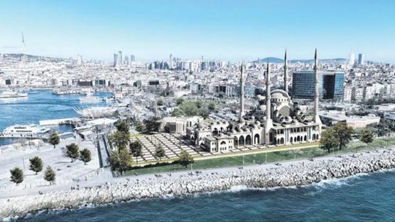 7 bin ki�i ibadet edecek! Kad�k�y R�ht�m Camii i�in ilk kazma vuruldu