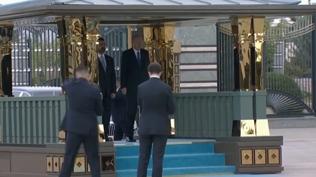 Ankara'da �nemli zirve! Cumhurba�kan� Erdo�an Irak Ba�bakan� Ali ez-Zeydi'yi kar��l�yor