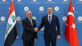 Bakan Fidan, Irakl� mevkida�� H�seyin ile Ankara'da g�r��t�