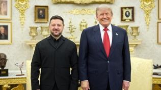 Beyaz Saray'da ABD-Ukrayna zirvesi! Zelenski: Trump'la Patriot f�zelerini g�r��t�k