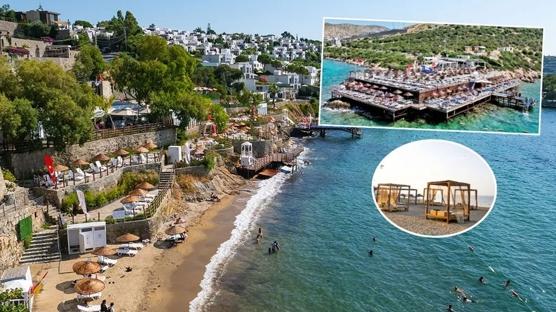 Bodrum'da bunu duyan plaja ko�uyor