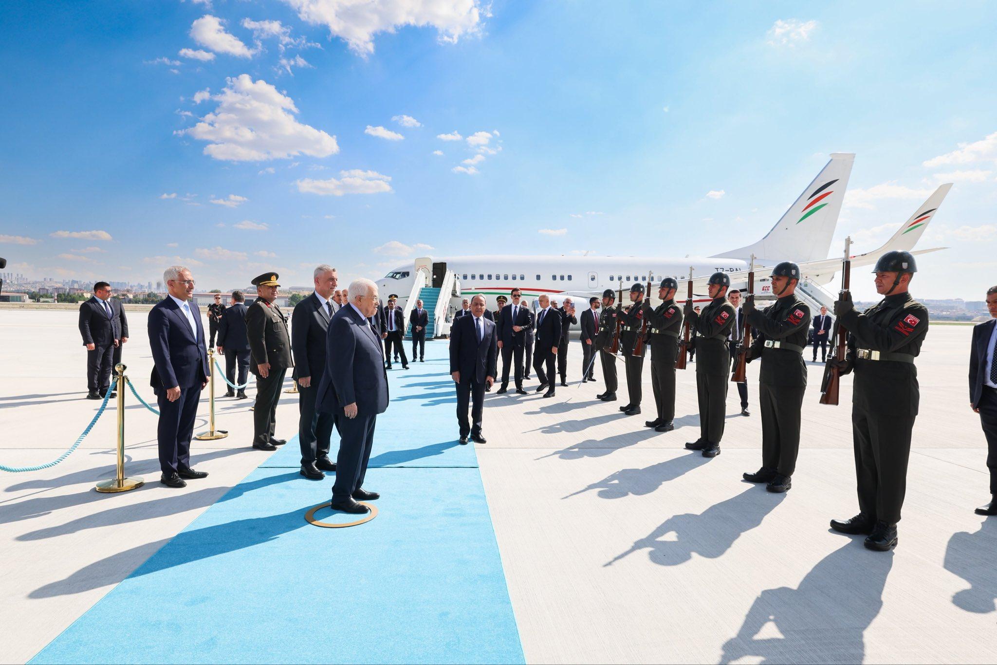 Filistin Devlet Başkanı Mahmud Abbas Ankara'da: İki ülke arasındaki bağlar güçleniyor