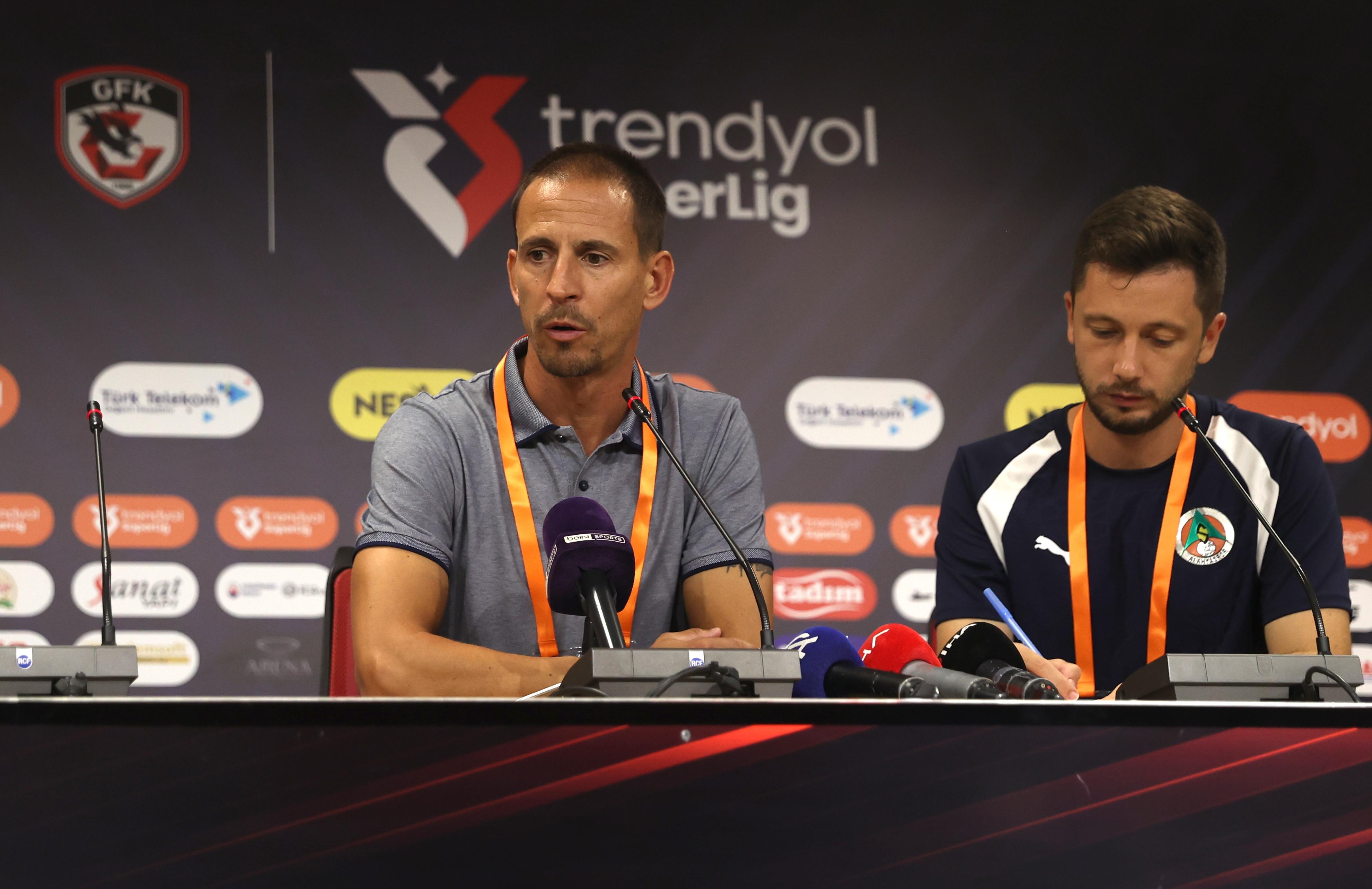 Alanyaspor Teknik Direktörü Joao Pereira'dan Gaziantep maçı sonrası hata itirafı