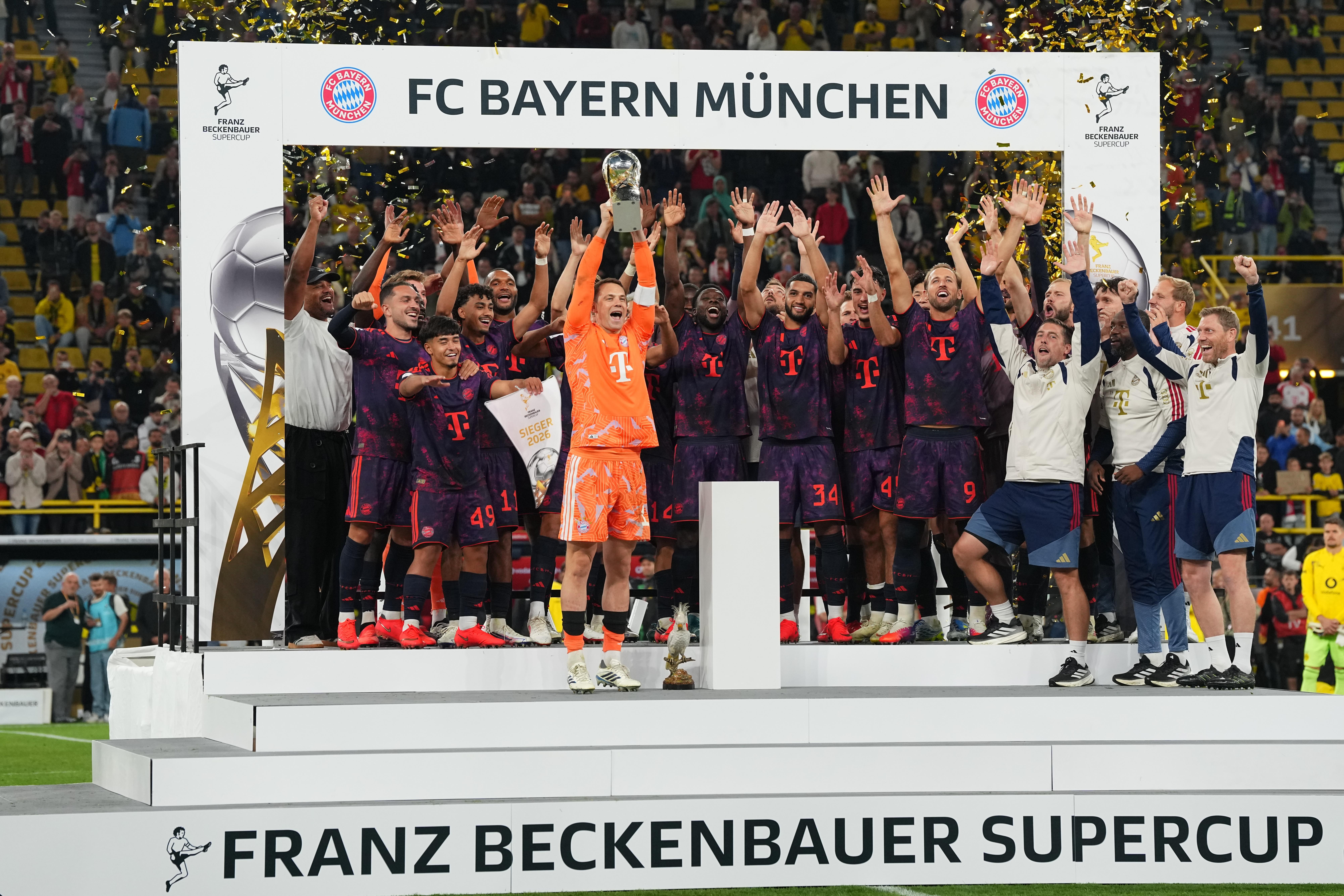 Almanya Süper Kupası'nı kazanan Bayern Münih!