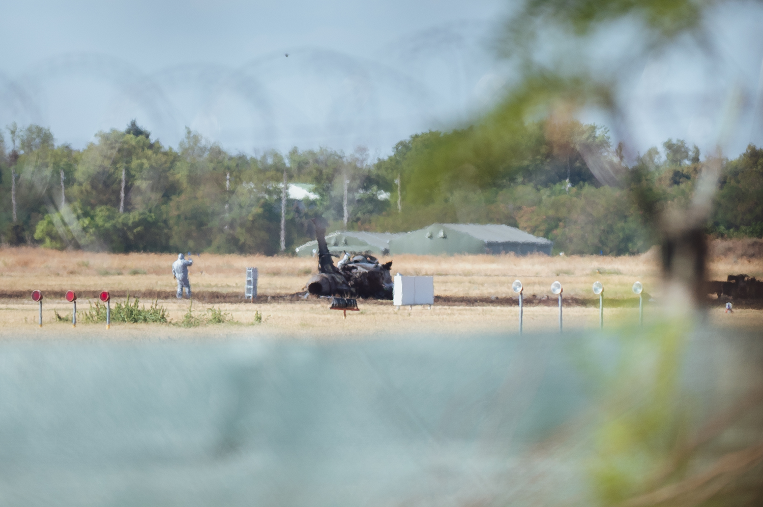 Macaristan'da feci kaza... Gripen savaş uçağı düştü