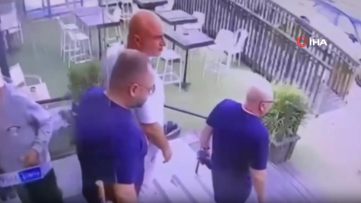 İsrailli mafya babasına kanlı pusu! Saldırı anı anbean kaydedildi