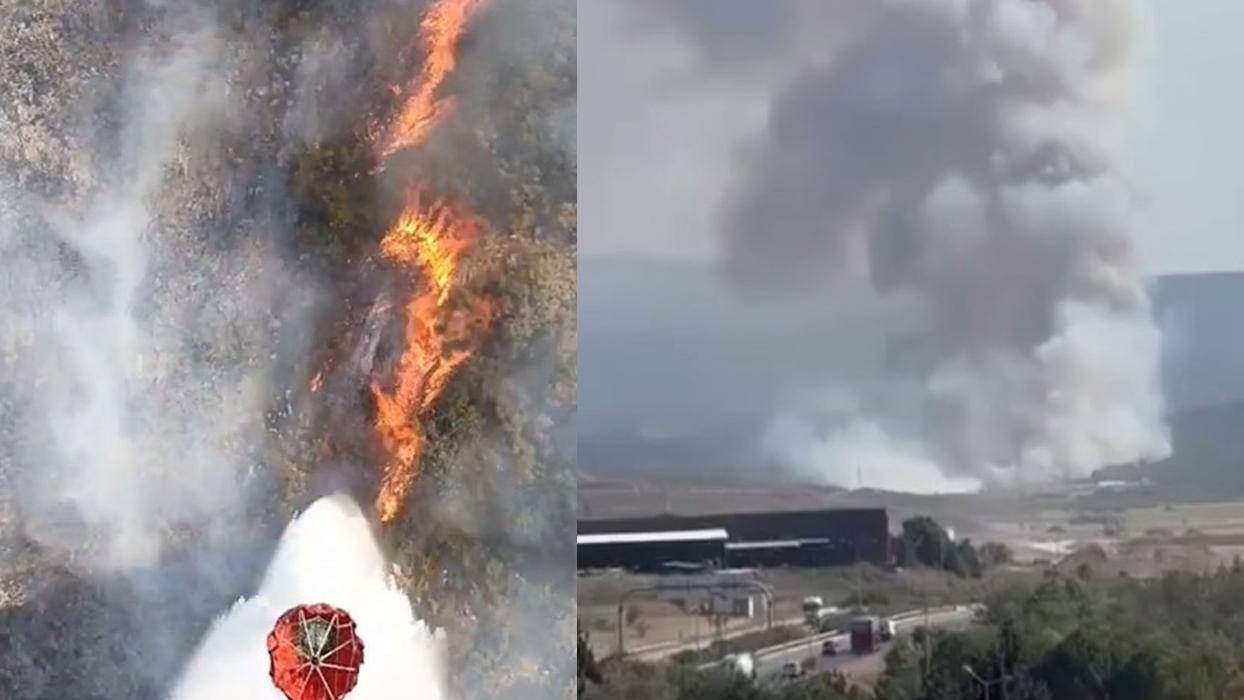 Ormanlık alanda yangın! Havadan ve karadan müdahale ediliyor